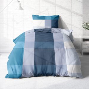 Träumschön Premium Sommer Bettwäsche 155x220 + 80x80 cm - Weich, Atmungsaktiv & Hautfreundlich - bügelfrei