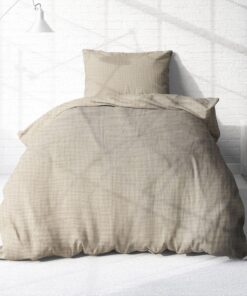 Träumschön Musselin Bettwäsche Set 100% Baumwolle - Weiche und Luftige - fürcomfort - Feine Struktur - 135x200 & 80x80 B
