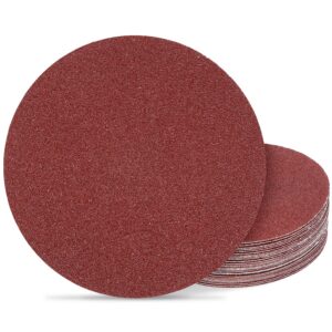 125mm Exzenter Schleifpapier 60 Körnung für Holzwerkstoffe - 5inch Klett Schleifblätter (30 Stück)