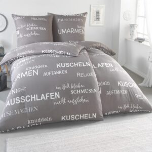 FELLANO 4-teiliges Bettwäsche Set 135x200 für Allergiker mit ÖkoTex Zertifizierung & Design 2