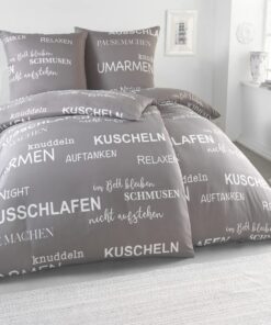 4 teilig Bettwäsche 135x200 | ÖkoTex Zertifiziert & für Allergiker geeignet | Christophersen 4 teilig Bettwäsche 135x20