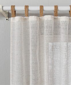 MYSKY HOME Boho Natürlicher Stil Vorhänge Kinderzimmer Schlafzimmer H 245 x B 140 cm OEKO-TEX STANDARD 100 MYSKY HOME Mo