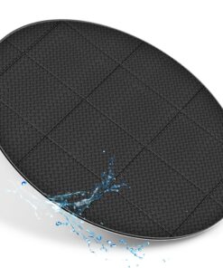 tillvex® Whirlpool-Unterlage – Thermo-Bodenschutzmatte schützt & isoliert, rund 196 cm (Schwarz)