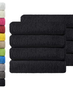NatureMark Frottier-Handtuch-Set (8er Spar-Pack) – 100% Baumwolle, 50 x 100 cm