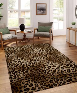 YJDRUG Moderner Kurzflor Teppich 60x110cm – Ideal für Wohnzimmer, Schlafzimmer & Esszimmer mit waschbarer, rutschfester