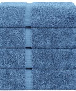 Chakir Turkish Linens Wedgewood Luxus-Badetuch aus türkischer Baumwolle für Familien im Sommer | Chakir Turkish Linens
