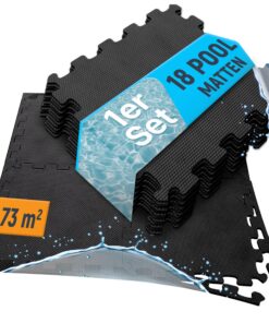 NEOLYMP Pool-Unterlage – zuschneidbare, rutschfeste & langlebige Bodenschutzmatte für Pool, Whirlpool & Planschbecken
