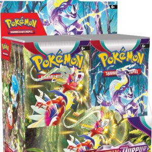 Pokémon-Sammelkartenspiel Display-Box Karmesin & Purpur: 36 Boosterpacks für Sammler & Spellreakteure in der Zeit der Pu