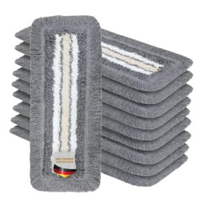 Okaei 10 Stück Wischmopp Bezug (50 cm) - Optimal für Krankenhäuser & Pflegeeinrichtungen - Ergonomisches Arbeiten erleic