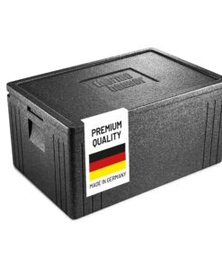 Thermohauser EPP-Thermobox Universal Eco Line - Schwarz - 80 Liter Volumen - Bäcker & Konditor - Einsatz-flexibel