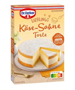 Dr. Oetker Käse-Sahne Torte - 6er Pack Kuchen-Backmischung für ankleidende Hausfrauen &.bloggen, einfacher & gelingsiche