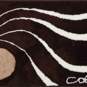 COLANI Exklusiver Designer Badteppich 100% Polyacryl, ultra soft, rutschfest, ÖKO-TEX-zertifiziert, 5 Jahre Garantie