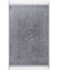Spar-Home sehr weich Gebetsteppich | Sejjade | Seccade | Farbecht Namazlik | Badematte | Premium Qualität | 80x120 cm (G