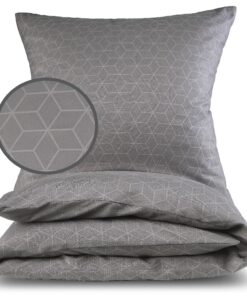 MALIKA® Prägedruck Bettwäsche 135x200 für Allergiker | ÖkoTex Zertifiziert & 4-teiliges Set | Bettwäsche mit 2 Betten un