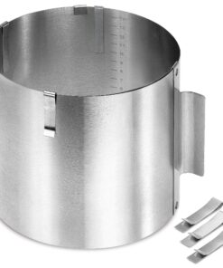 Menz Tortenring verstellbar – für Profis in der Baking Community – Made in Germany Backring 15cm hoch – formstabil – Ede
