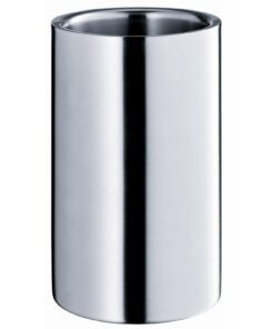 WMF Clever&More Sekt-Weinkühler doppelwandig Edelstahl 19,5 cm hält länger kühl matt